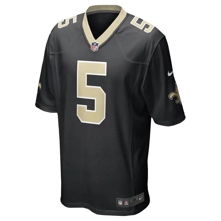 Maillot de match NFL des Saints Jarvis Landry NOIR