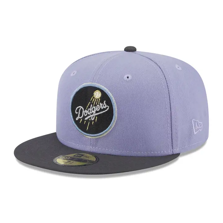 Los Angeles Dodgers MLB Lavish Lavender 59FIFTY LAV/GRAPH/GR