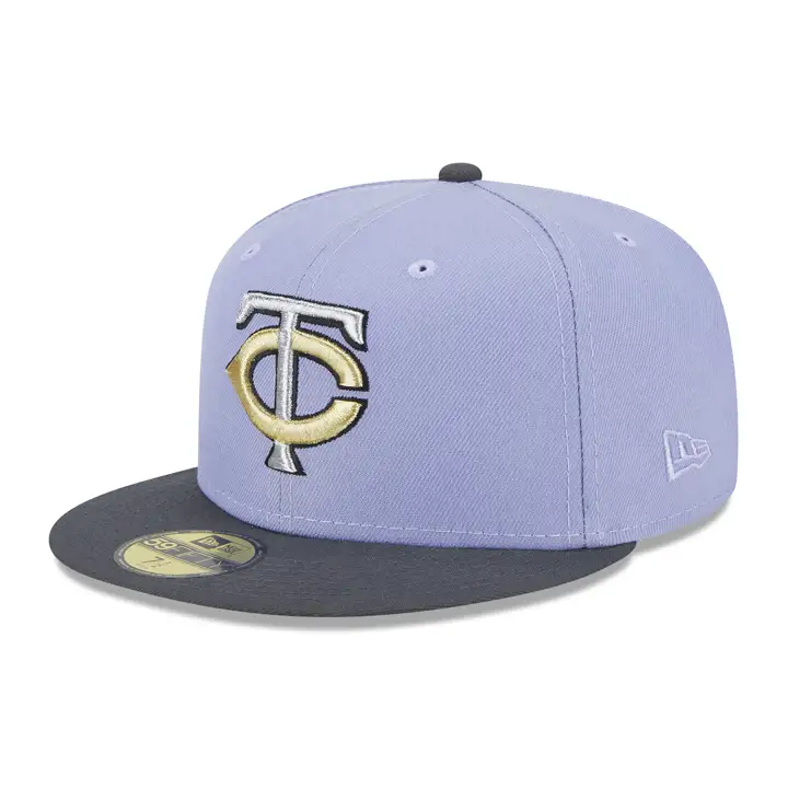 Minnesota Twins MLB Lavish Lavender 59FIFTY LAV/GRAPH/GRY