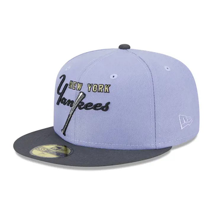 New York Yankees MLB Lavish Lavender 59FIFTY LAV/GRAPH/GRY
