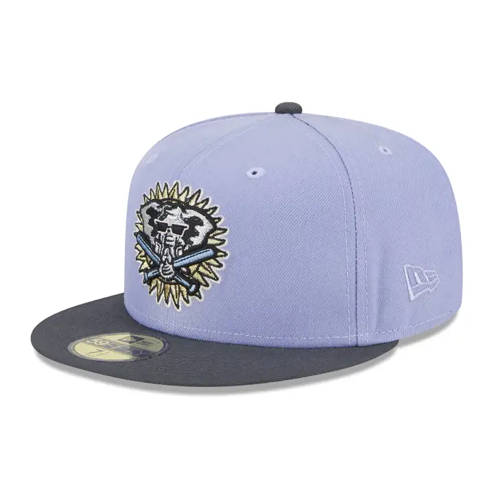 Oakland Athletics MLB Lavish Lavender 59FIFTY LAV/GRAPH/GRY