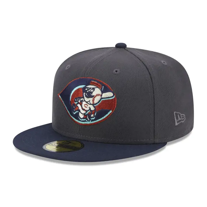 Casquette 59FIFTY MLB Sea Fog Cincinnati Reds GRAPH/NAVY/LGRN