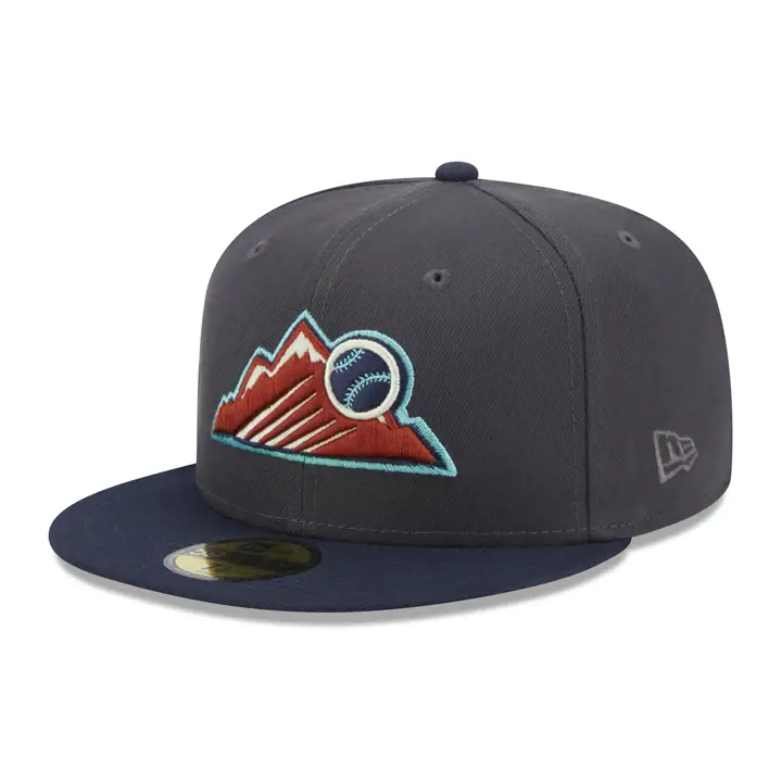 Colorado Rockies MLB Sea Fog 59FIFTY GRAPH/NAVY/LGRN