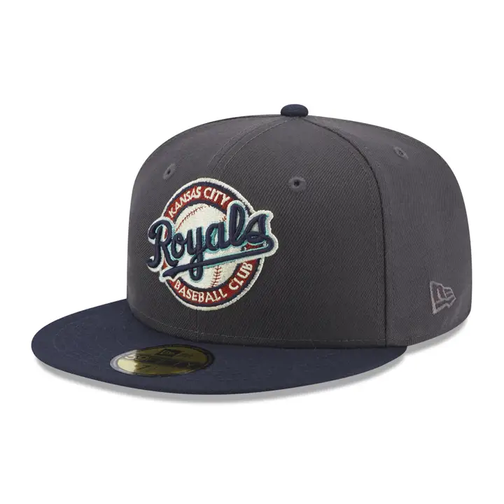 Casquette 59FIFTY MLB Sea Fog des Kansas City Royals GRAPH/MARINE/VERT CLAIR