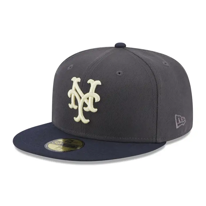 New York Mets MLB Sea Fog 59FIFTY GRAPH/NAVY/LGRN