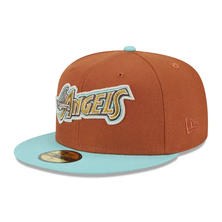 Anaheim Angels MLB Groovy Pack 59FIFTY DKORG/LGRN/GRY