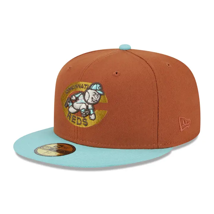 Cincinnati Reds MLB Groovy Pack 59FIFTY DKORG/LGRN/GRY