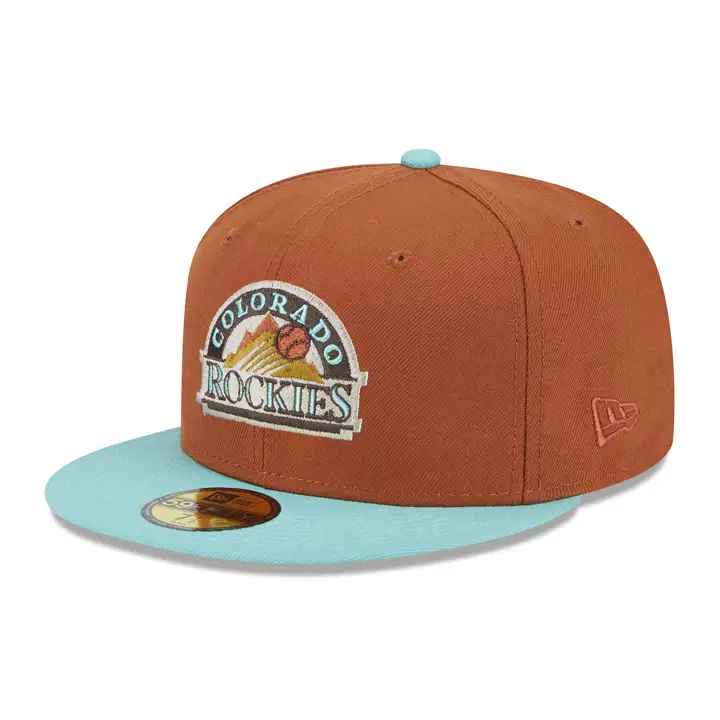 Colorado Rockies MLB Groovy Pack 59FIFTY DKORG/LGRN/GRY