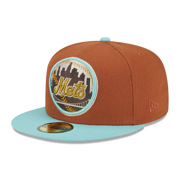 New York Mets MLB Groovy Pack 59FIFTY DKORG/LGRN/GRY