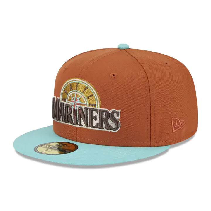 Seattle Mariners MLB Groovy Pack 59FIFTY DKORG/LGRN/GRY