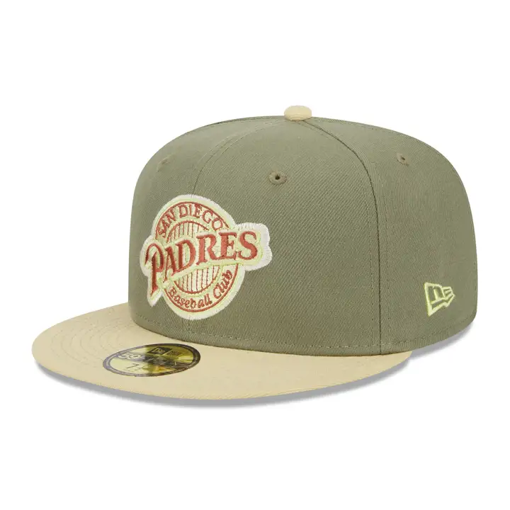 San Diego Padres MLB Écorce Vieillie 59FIFTY VRT/OR VGT/OR FONC