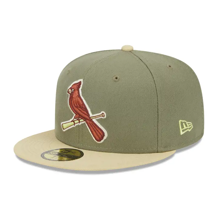 St. Louis Cardinals MLB Weathered Bark 59FIFTY GRN/VEG GLD/D