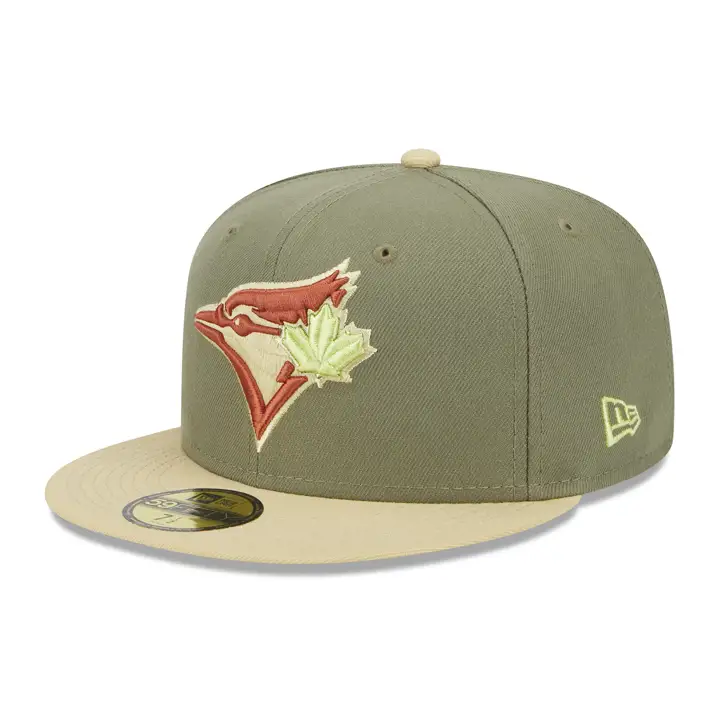 Toronto Blue Jays MLB Bark usée 59FIFTY Vert/Or végétal/KOD