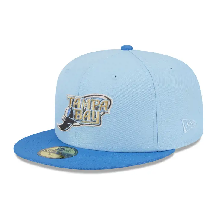Tampa Bay Rays MLB Doscientos Downpour 59FIFTY SKBL/BLEU/LPN