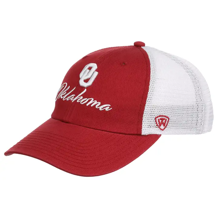 Oklahoma Sooners NCAA Wmns Casquette filet Charm CRIM