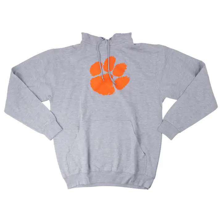 Clemson Tigers NCAA P/O HOOD GRAND LOGO GRIS CHINÉ