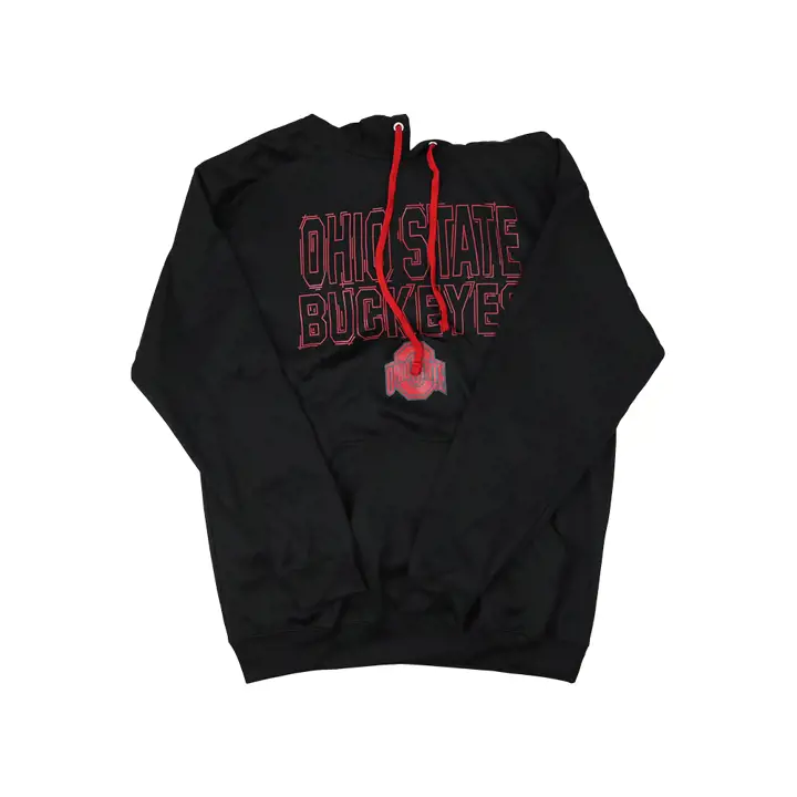 Ohio State Buckeyes NCAA MOLLETON RAS DU COU NOIR