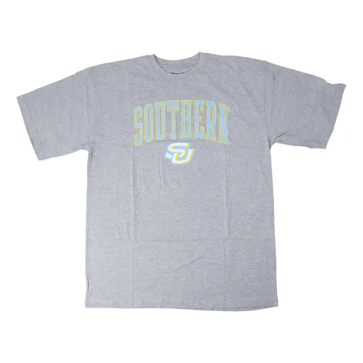 Jaguars de Southern University NCAA MC/ML ARCADE SUR LOGO GRIS HEATHER