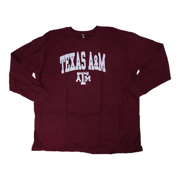 Texas A&M Aggies NCAA Manches Longues ARCH OVER LOGO MAR