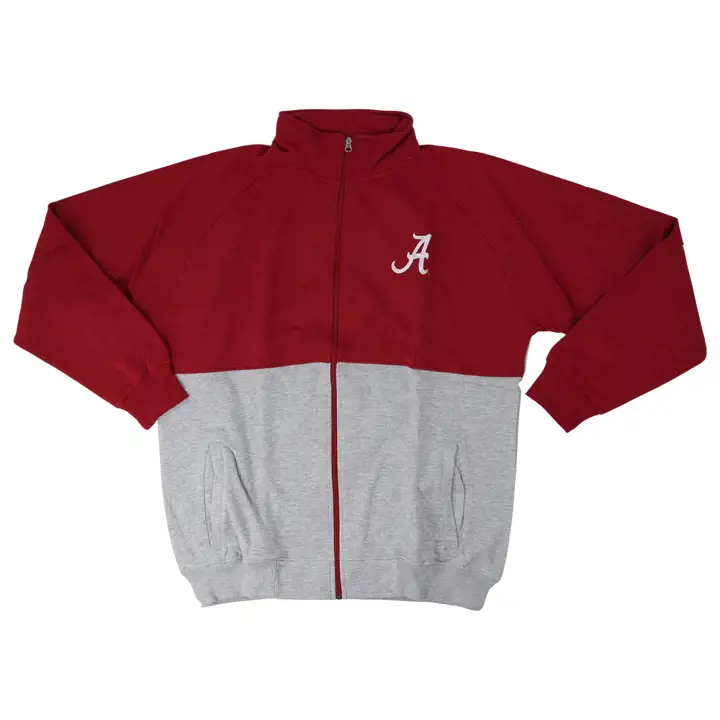 VESTE ZIPPÉE EN POLAIRE INTÉGRALE NCAA ALABAMA CRIMSON TIDE ROUGE