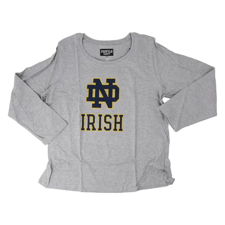 Notre Dame Fighting Irish NCAA T-SHIRT F. MANCHES LONGUES IMP. SÉR. - F