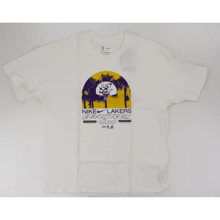 LOS ANGELES LAKERS NBA NK CTS MAX90 TEE BLANC