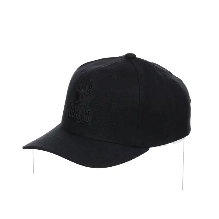 MILWAUKEE BUCKS NBA BLK/BLK LOGO CLASSIC RED BLK