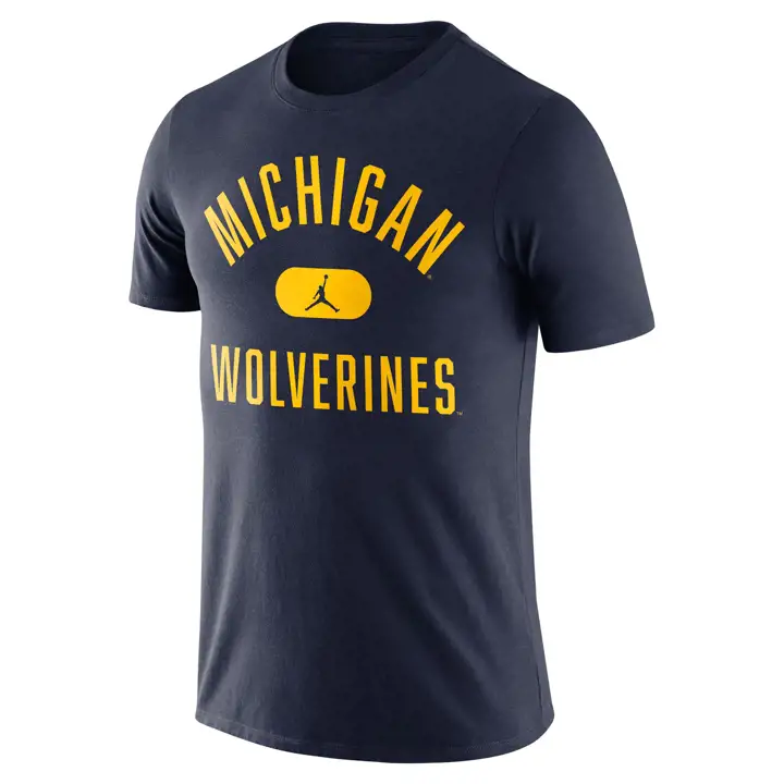 T-shirt Arch équipe Michigan Wolverines bleu marine