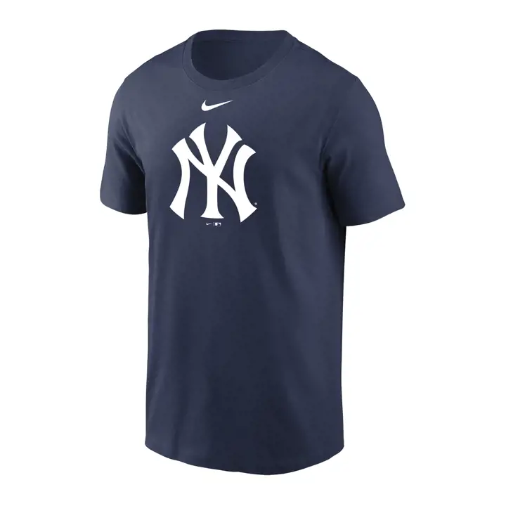 T-shirt Nike MLB Swoosh Wordmark Yankees NY marine