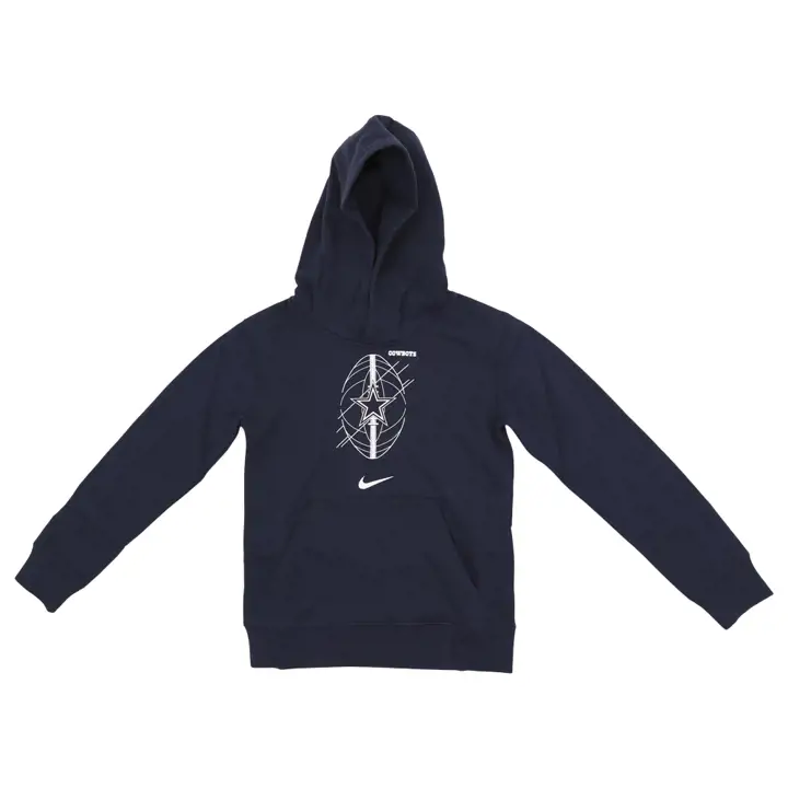 Sweat à capuche Dallas Cowboys NFL Youth Icon 23 marine