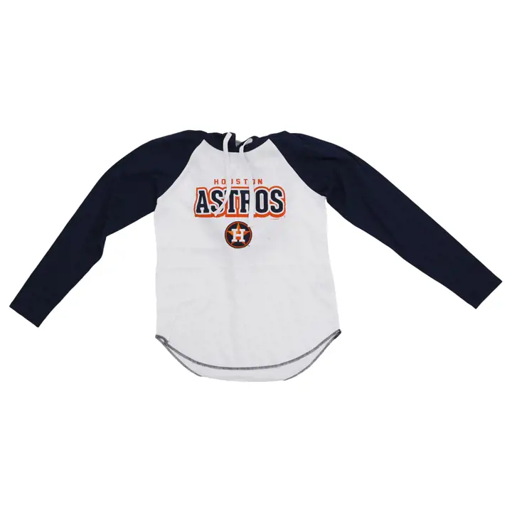 T-shirt à capuche manches longues Houston Astros MLB Femme Game Rules 23 BLANC