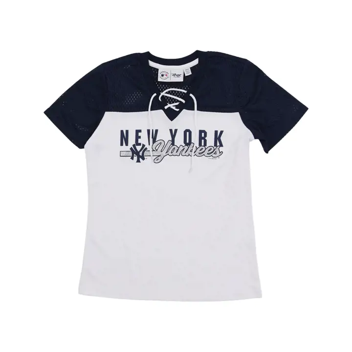 T-shirt MLB Femme New York Yankees Wild Card 23 BLANC