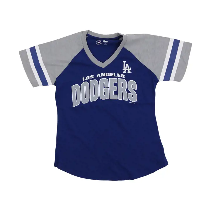 T-shirt manches courtes femme Los Angeles Dodgers MLB rayé 23 RBL