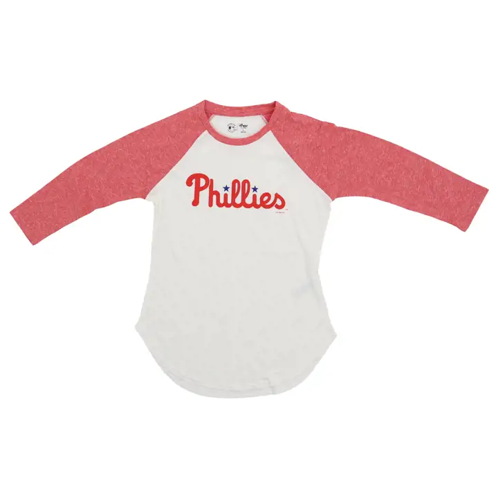 Philadelphia Phillies MLB Femme étoile Raglan 23 BLANC
