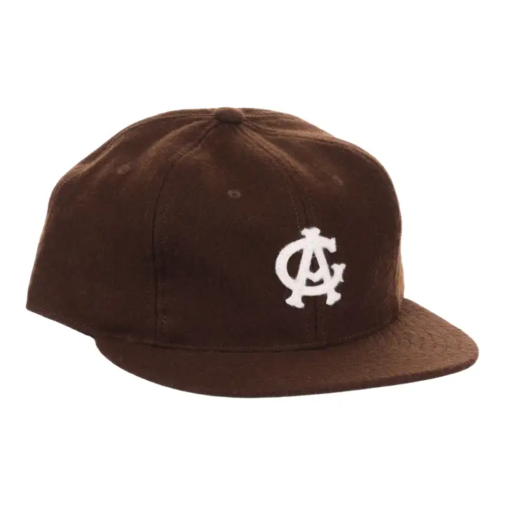 Casquette d'inspiration vintage Chicago American Giants marron
