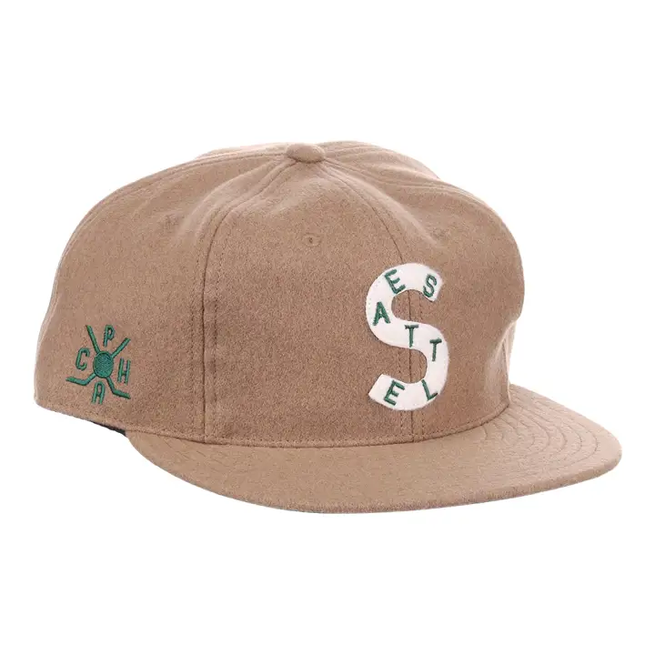 Seattle Metropolitans Vintage Inspired Ballcap khaki