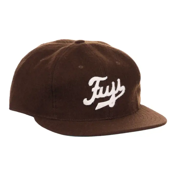 Casquette d'inspiration vintage Fuji Athletic Club marron