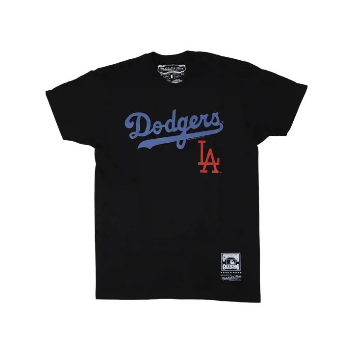 T-shirt Dodgers MLB M&N Coop Tradition noir