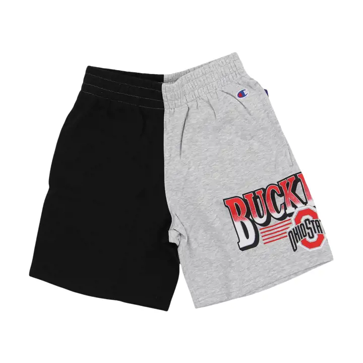 Short en molleton style universitaire Ohio State Buckeyes NCAA 23 GRIS