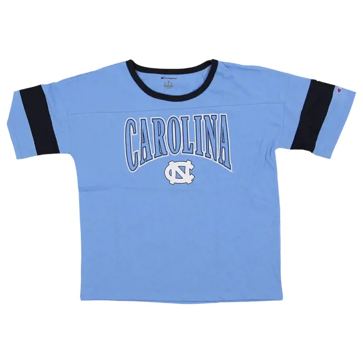 T-shirt surdimensionné NCAA pour femme North Carolina Tar Heels 22 L