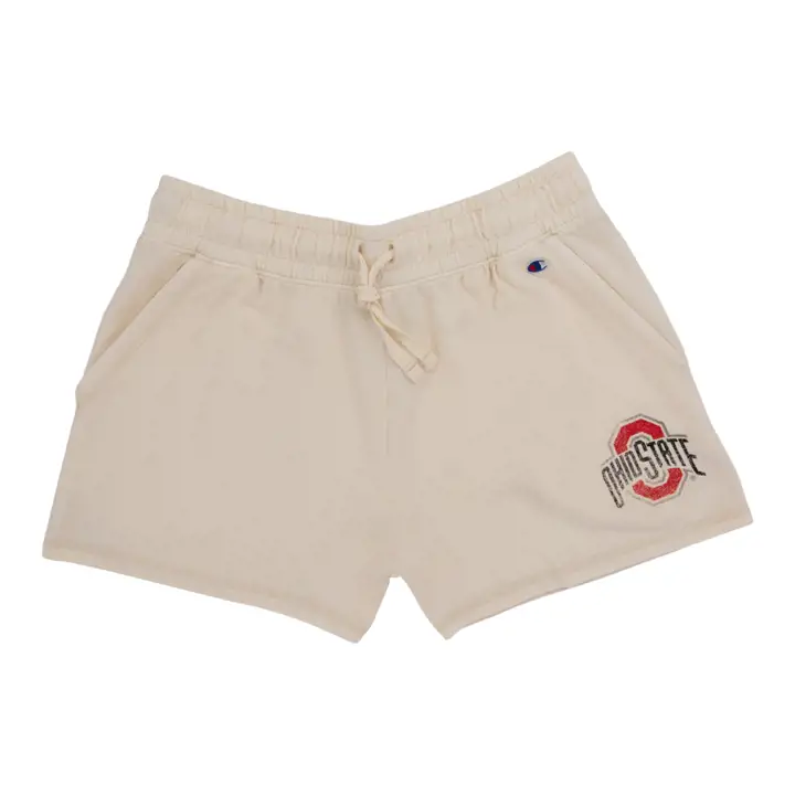 Short en molleton pour femme NCAA Ohio State Buckeyes 22 CREA