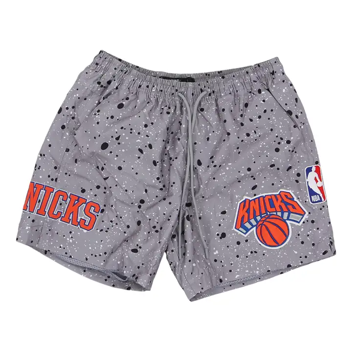 New York Knicks NBA AOP Woven Shorts TEAM Gry