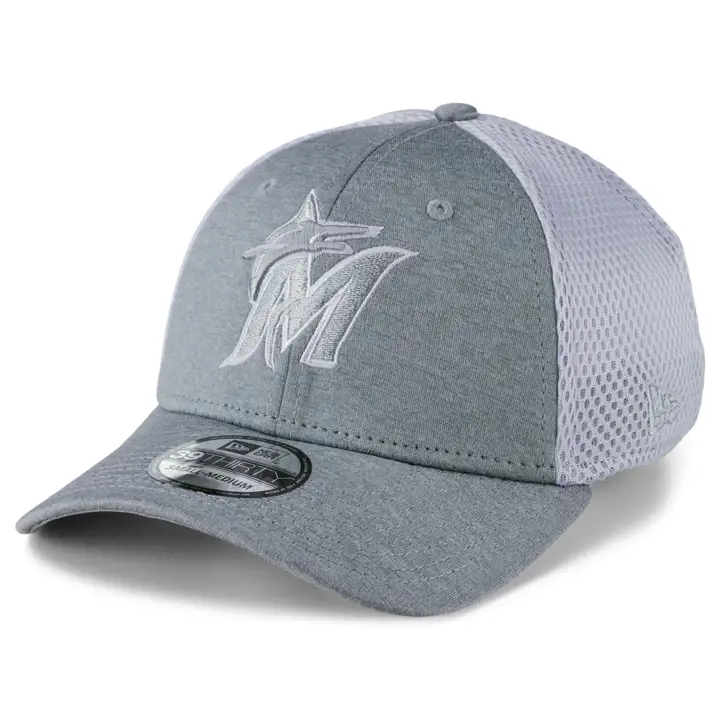 Miami Marlins MLB 3930 Gris Blanc Neo Team Gris, Blc