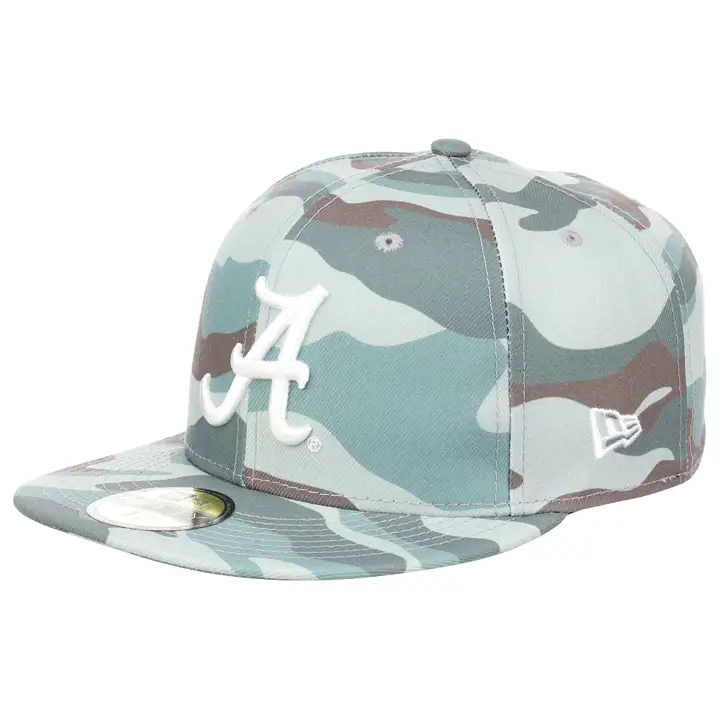 Casquette 59FIFTY camouflage NCAA Alabama Crimson Tide