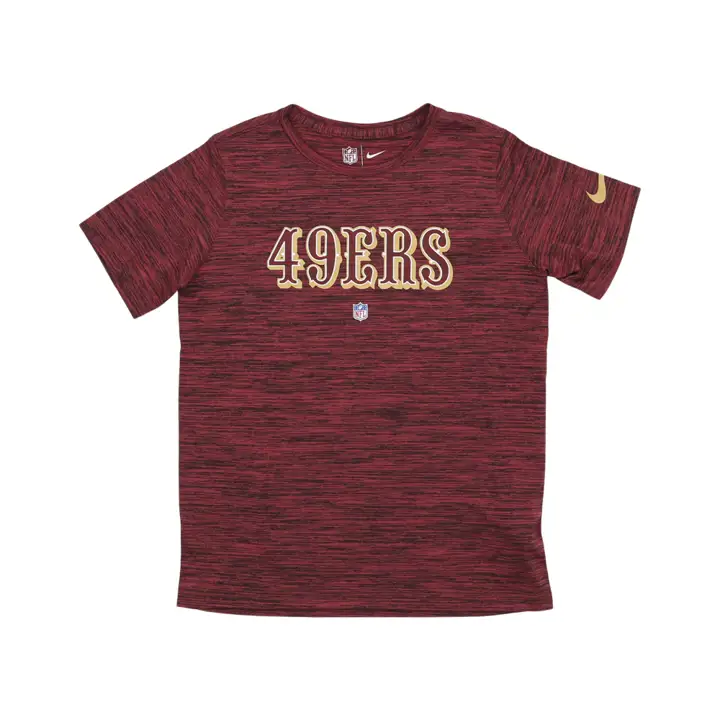 T-shirt jeunesse NFL Velocity San Francisco 49ers 23 Rouge équipe