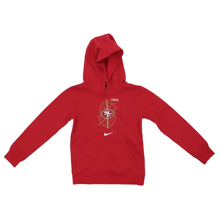 Sweat à capuche NFL San Francisco 49ers Youth Icon 23 Team rouge