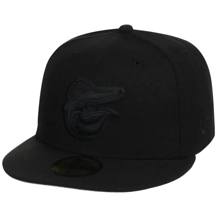 Baltimore Orioles MLB Blackout 59FIFTY Équipe Noir