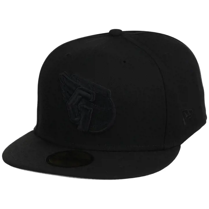 Cleveland Guardians MLB Blackout 59FIFTY Équipe Noire