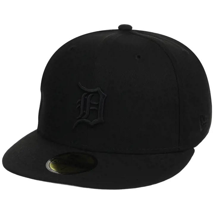 Casquette Detroit Tigers MLB Blackout 59FIFTY Team Noire