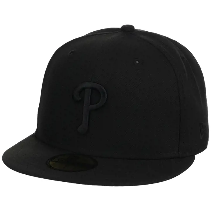 Casquette 59FIFTY MLB Blackout des Phillies de Philadelphie